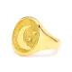 Wholesale Stainless Steel Moon & Stars Signet Ring