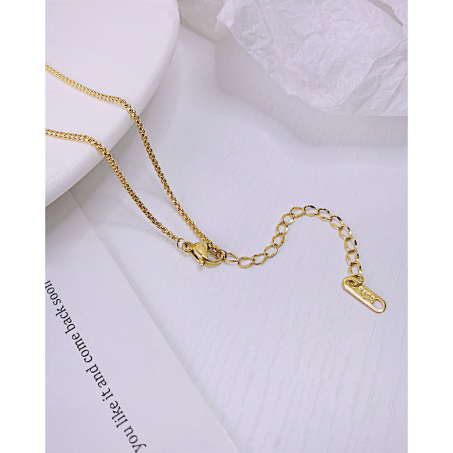 Wholesale Stainless Steel Gold Ball Bead Chain Necklaces