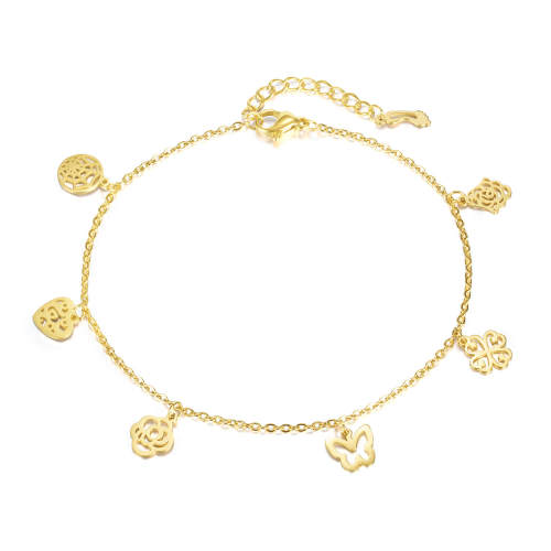 Wholesale Stainless Steel Charm Anklet Chain