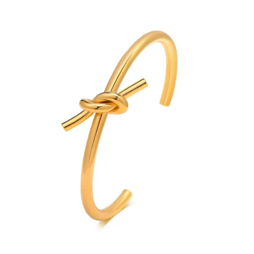 Wholesale Stainless Steel Knote Design Cuff Bangle