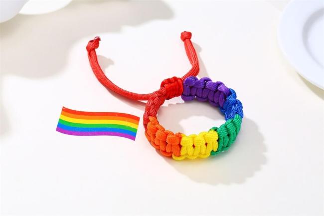 Wholesale Rainbow Parachute String Bracelet