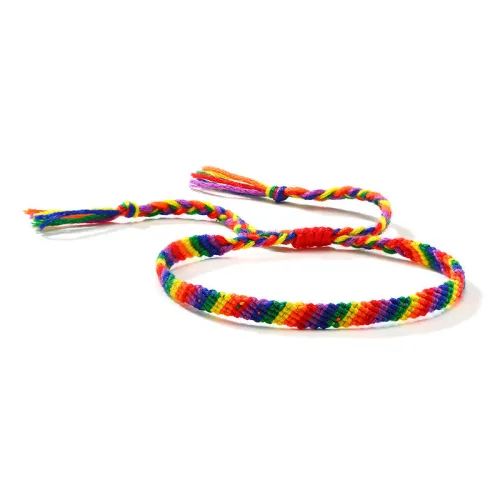 Wholesale Adjustable Rainbow Friendship Bracelet