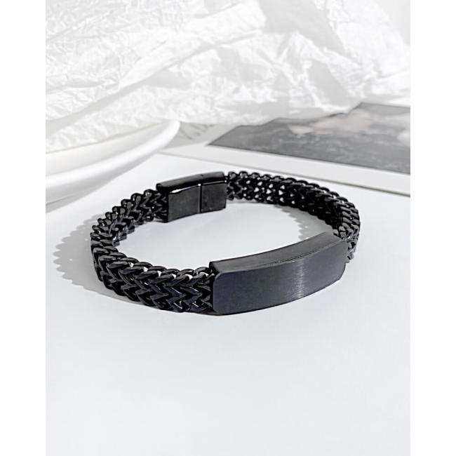 Wholesale Stainless Steel Personalized Foxtail Chain Bracelet