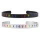 Wholesale Stainless Steel Rainbow Bangle with Viking Symbol