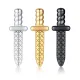 Wholesale Stainless Steel Dagger Stud Earrings