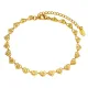 Wholesale Stainless Steel Eleglant Open Heart Link Chain Anklet