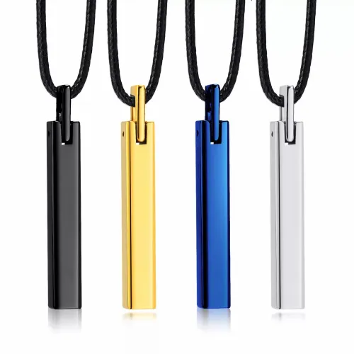Wholesale Silver Bar Tungsten Pendant