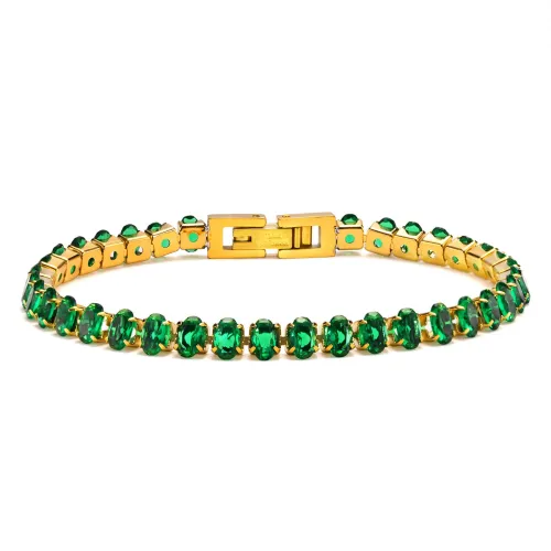 Wholesale Stainless Steel Tennis Bracelet and Necklace Set