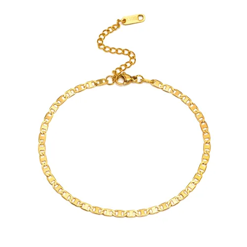 Wholesale Stainless Steel Marina Chain Anklet