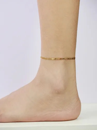 Wholesale Stainless Steel Marina Chain Anklet