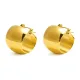 Wholesale Stainless Steel Wide Flat Huggie Hoop Earrings