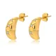 Wholesale Stainless Steel Chubby Hoop Earrings