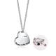 Wholesale Stainless Steel Sideways Heart Cremation Pendant