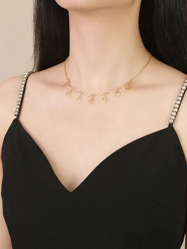 Wholesale Stainless Steel Peace-loving Necklace for Women