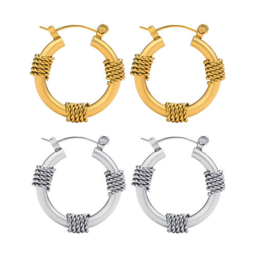 Wholesale Stainless Steel New Design Hoop Earrings