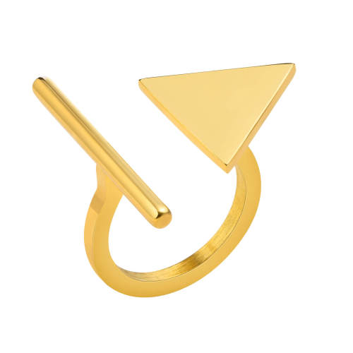 Wholesale Stainless Steel Triangle Open Rings