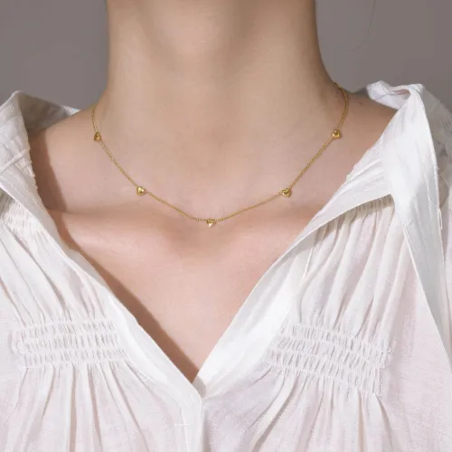 Wholesale Stainless Steel Necklace with Hearts