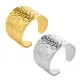 Wholesale Stainless Steel Hammered Wide Band Ring