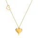 Wholesale Stainless Steel Women Sideway Heart Necklace