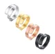 Wholesale Stainless Steel Classic Staggered Opening Ring