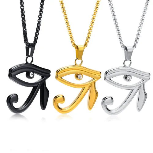 Wholesale Stainless Steel Eye of Horus Pendant