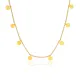 Wholesale Stainless Steel Discs Chain Necklace