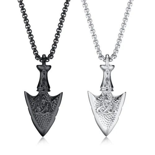 Wholesale Stainless Steel Celtic Arrow Pendant