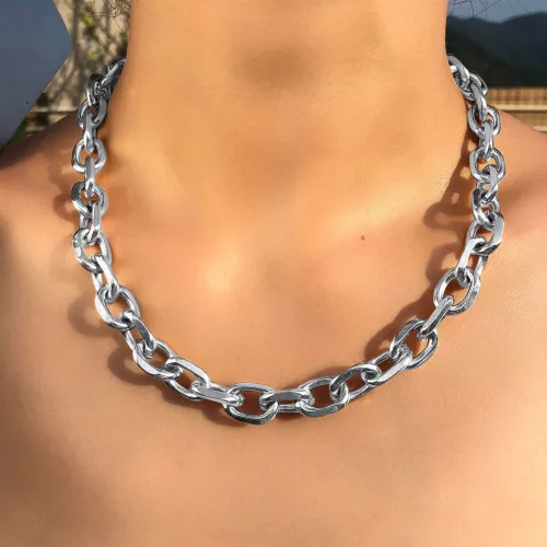 Wholesale Stainless Steel Chunky Link Chain Necklace