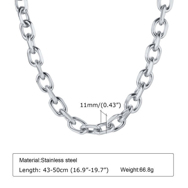 Wholesale Stainless Steel Chunky Link Chain Necklace