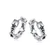 Wholesle Stainless Steel Pentagram Huggie Hoop Earrings