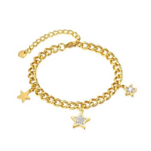 Wholesale Stainless Steel Women Bracelet with Stars