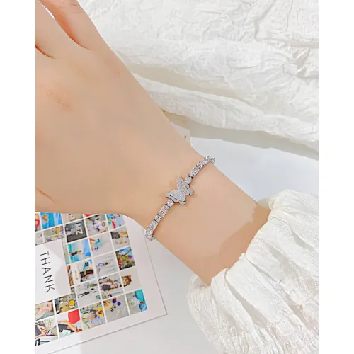 Wholesale Stainless Steel Tennis Bracelet with Butterfly