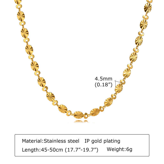 Wholesale Stainless Steel New Design Chain Necklace