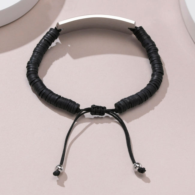 Wholesale Stainless Steel Customized New Style Silicone Bracelet