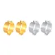 Wholesale Stainless Steel Wide Huggie Hoop Earrings
