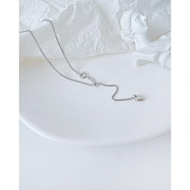 Wholesale Stainless Steel Love Tassel Pendant Necklace