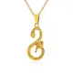 Wholesale Stainless Steel Women Rose & Snake Necklace