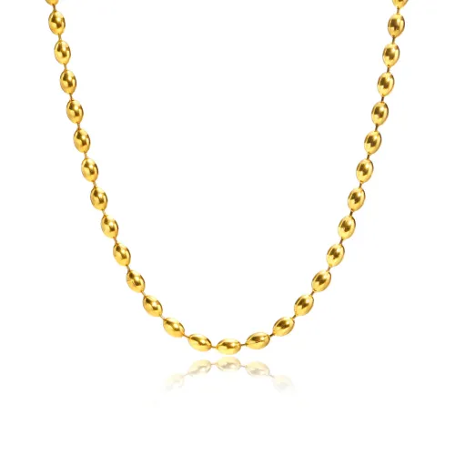 Wholesale Stainless Steel Rugby Ball Chain Necklace