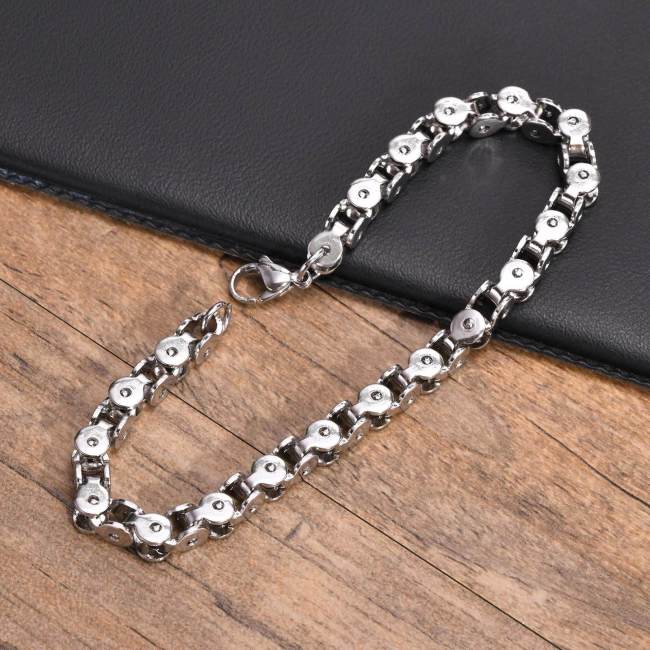 Wholesale Stainless Steel 2023 Bicycle Chain Bracelets