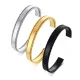 Wholesale Stainless Steel New Style Mens Open Bangle