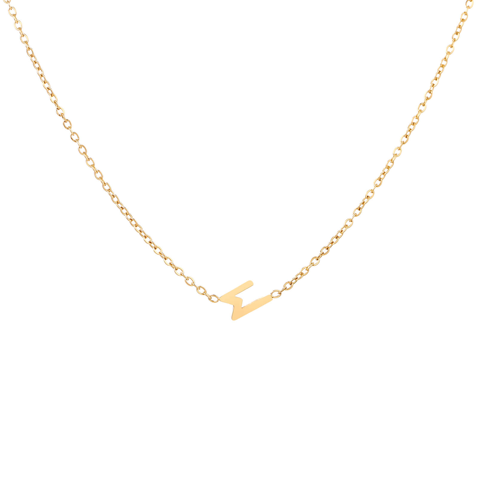 Wholesale Stainless Steel Initial Letter M Necklace丨JC Love Jewelry