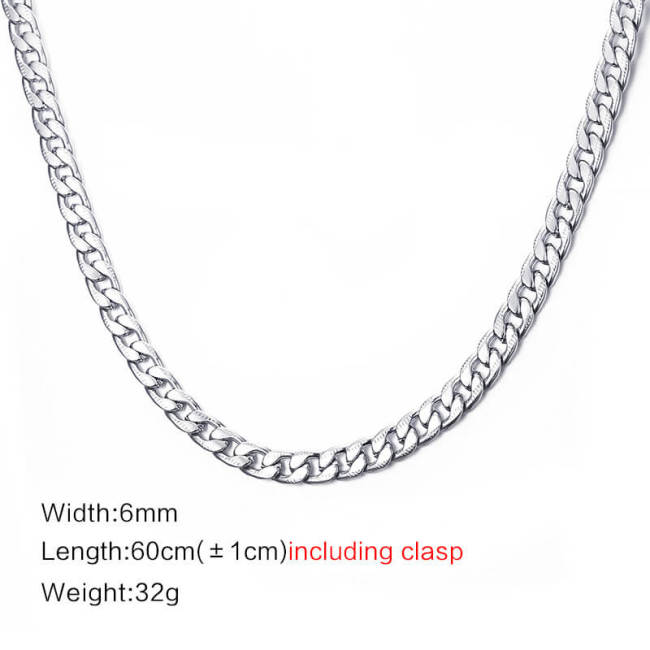 Wholesale Stainless Steel Classic Mens NK Necklace