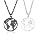 Wholesale Stainless Steel Mens Hollow Map Pendant