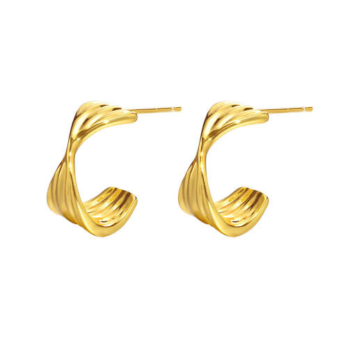 Wholesale Copper Fashion Twist Stud Earring