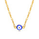 Wholesale Stainless Steel Devil's Eye Lip Chain Necklace