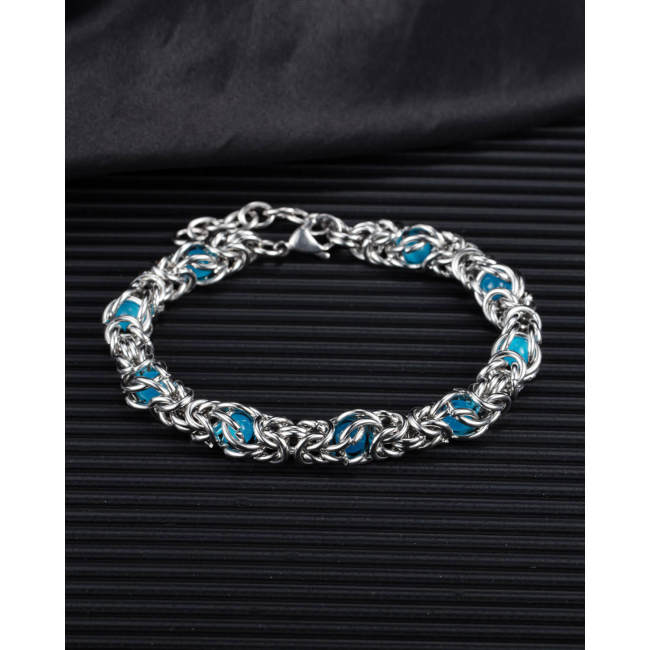 Wholesale Stainless Steel New Infinity Bead Bracelet