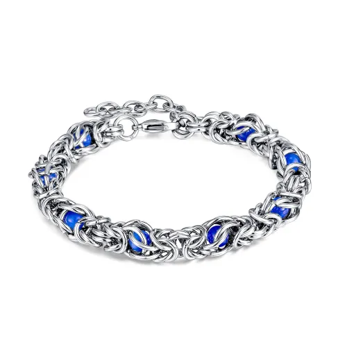 Wholesale Stainless Steel New Infinity Bead Bracelet