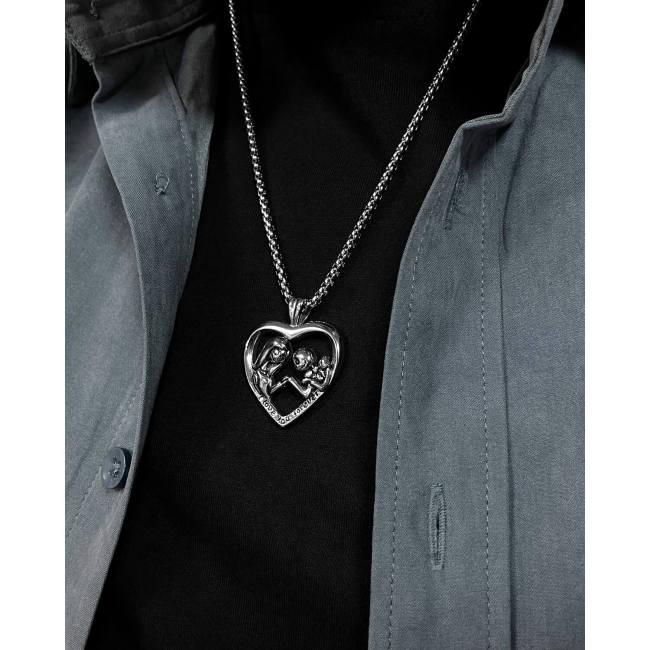Wholesale Stainless Steel Forever Love Necklaces