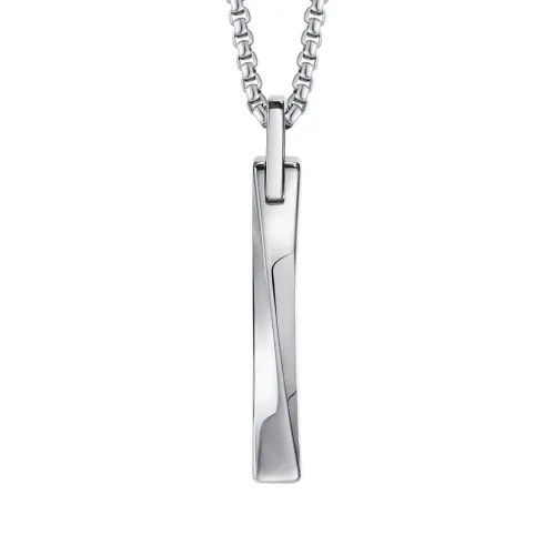 Wholesale Tungsten Twisted Bar Pendant