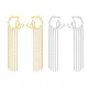 Wholesale Stainless Steel Fashion Butterfly Tassel Earrings